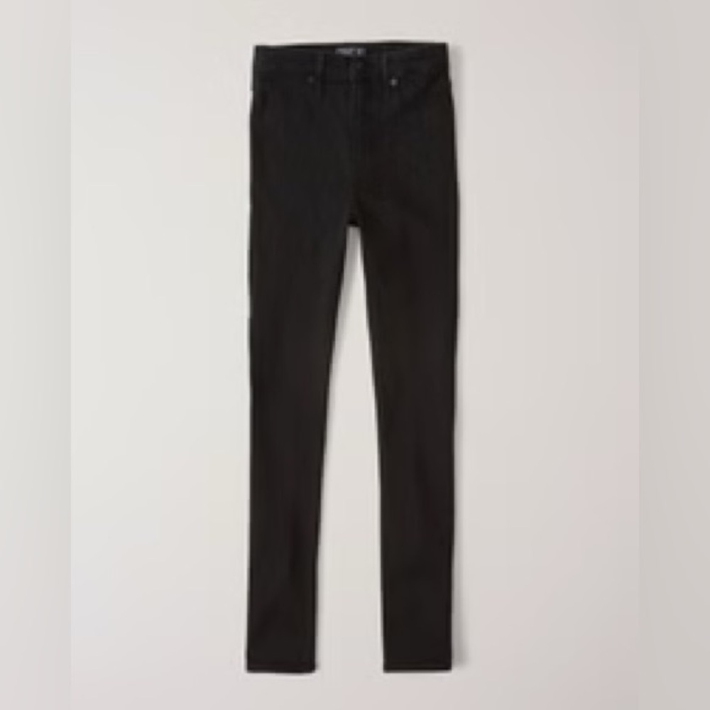 Abercrombie & Fitch Ultra High Rise Jean Leggings Black Size 31/12